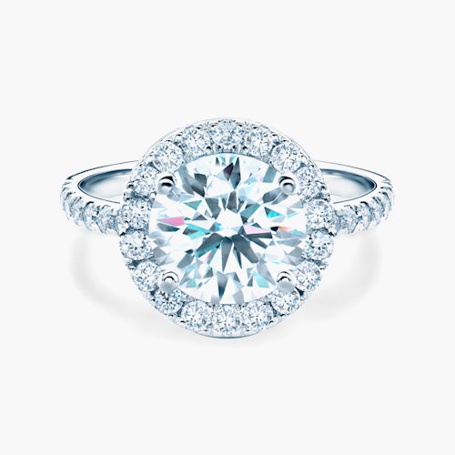 Pierścionek zaręczynowy This is Love: białe złoto, diament